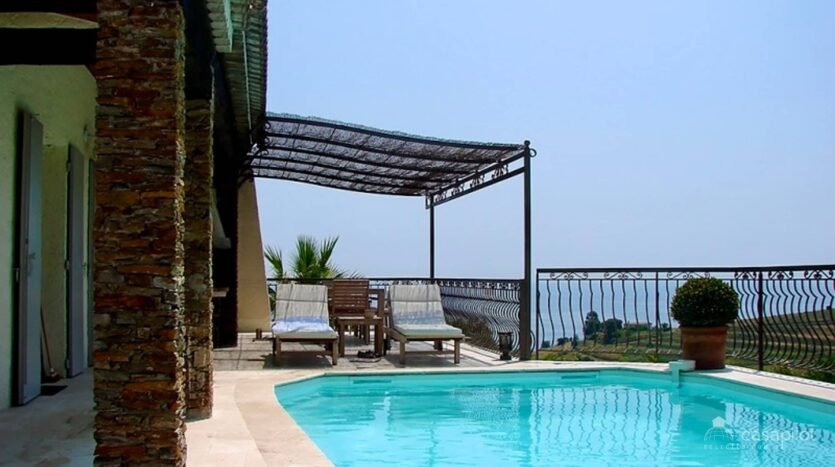 Sea View Villa with Private Pool in Sainte Maxime