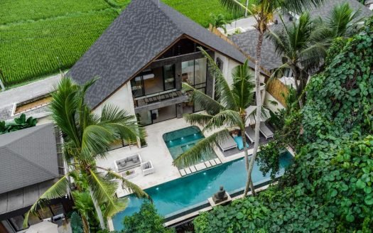 3-Bedroom Leasehold Villa with Yoga Shala – Peliatan, Ubud