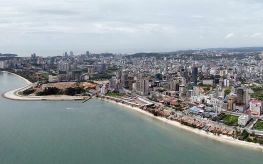 Aerial view of Sihanoukville