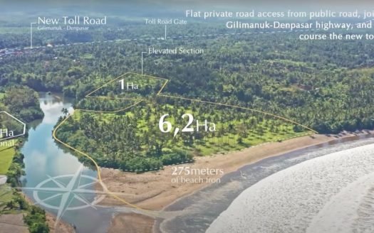 Prime Freehold Beachfront Land for Sale – Medewi, Bali