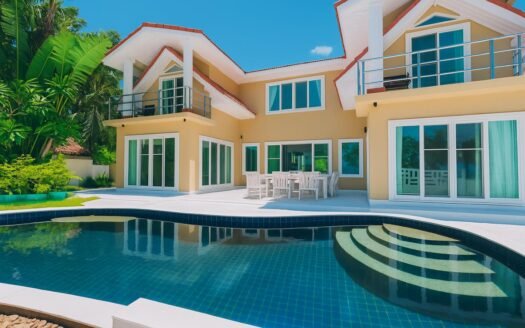 Beachfront 3-Bedroom Pool Villa – Bophut, Koh Samui