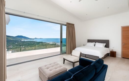 Eco-Friendly Sea View Villa – 3 Bedrooms, Lamai, Koh Samui