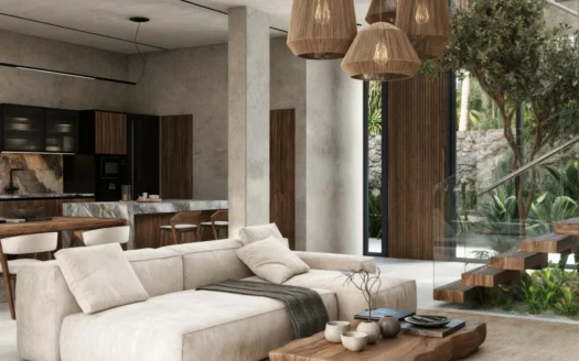 Maisons de ville modernes de 2 chambres à vendre à Nuanu, Bali