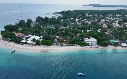 1-Hectare Beachfront Freehold Land for Sale in Gili Air