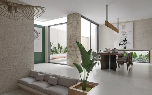 Modern 2-Bedroom Tropical Villa for Sale in Kerobokan, Bali