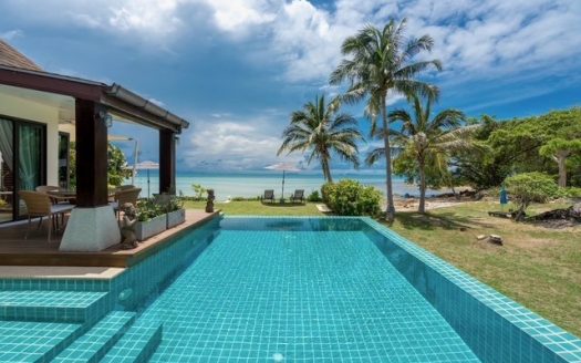 4-Bedroom Beachfront Villa with Infinity Pool for Sale in Ang Thong
