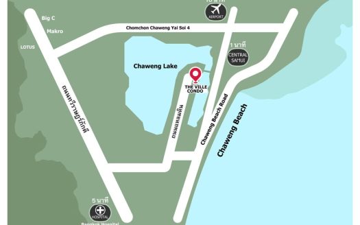 Modern 2-Bedroom Condo for Sale in Chaweng, Koh Samui