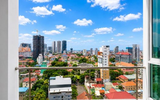 Premium 16th-Floor 1-Bedroom Condo for Sale at J-Tower 1, Phnom Penh