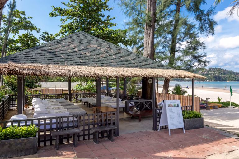 Restaurant on the beach in Bang Tao