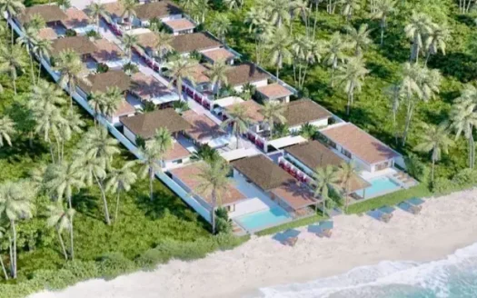 3-Bedroom Beachfront Pool Villa For Sale in Hua Thanon, Koh Samui