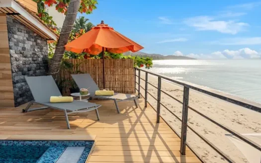 Beachfront 2-Bedroom Villa For Sale in Ban Tai, Koh Samui