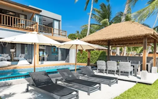 Luxury 5-Bedroom Beachfront Villa For Sale in Bang Por, Koh Samui