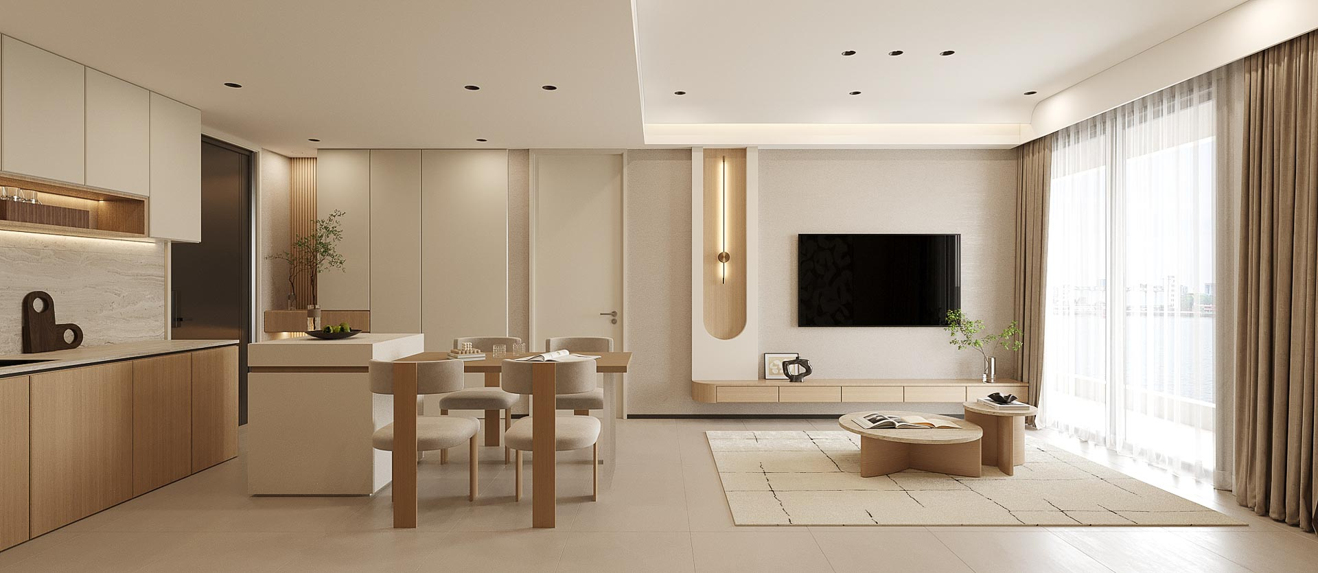 Le Condé Phase II BKK1 - panoramic residence interior