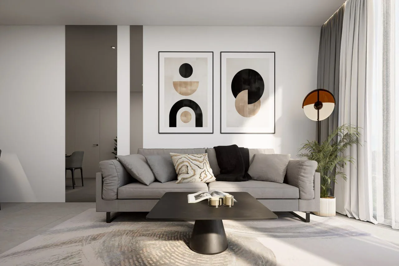 One-bedroom apartment interior at Next Point Rawai