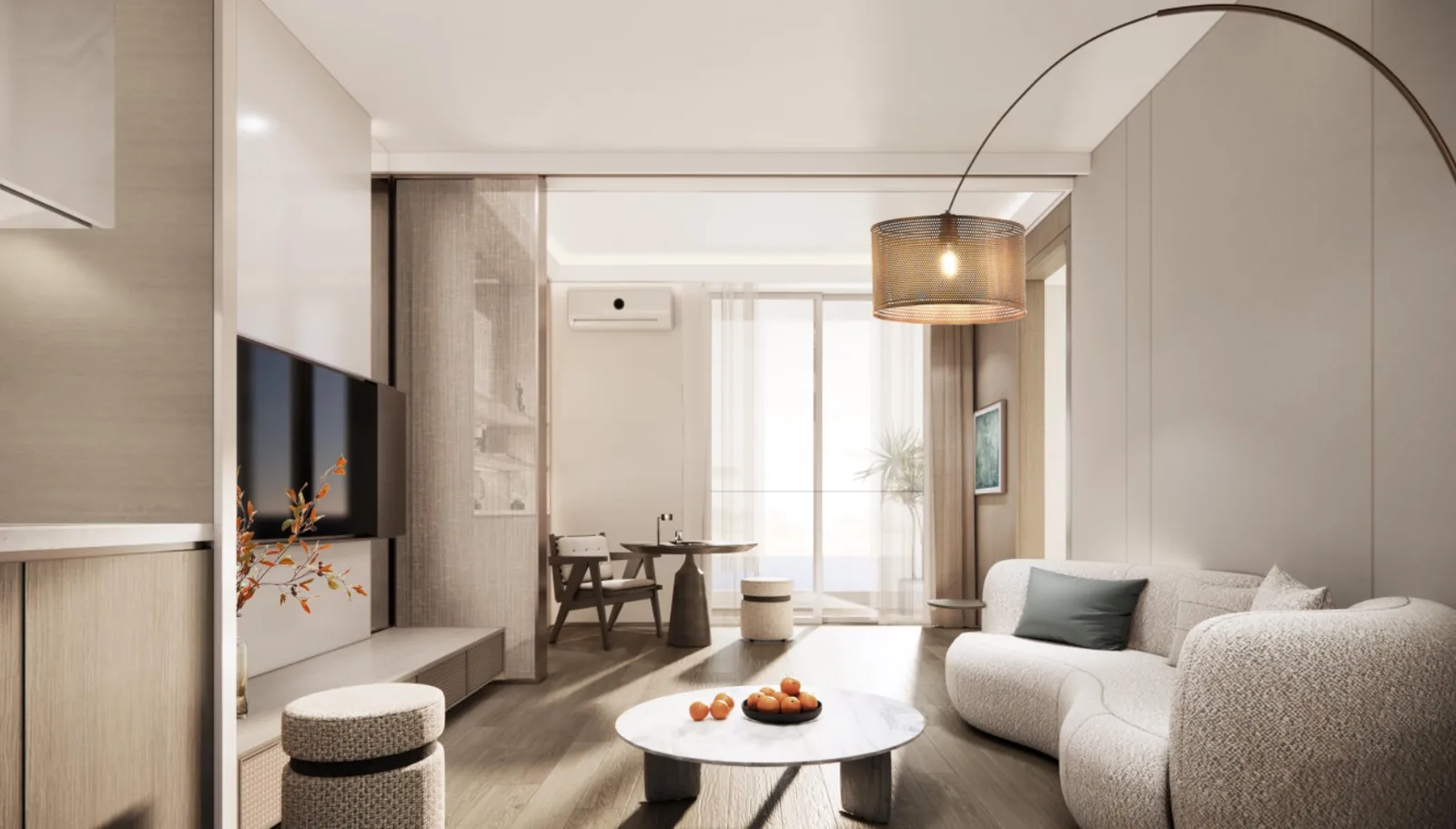 One-bedroom apartment at Anava Samui with separate living room