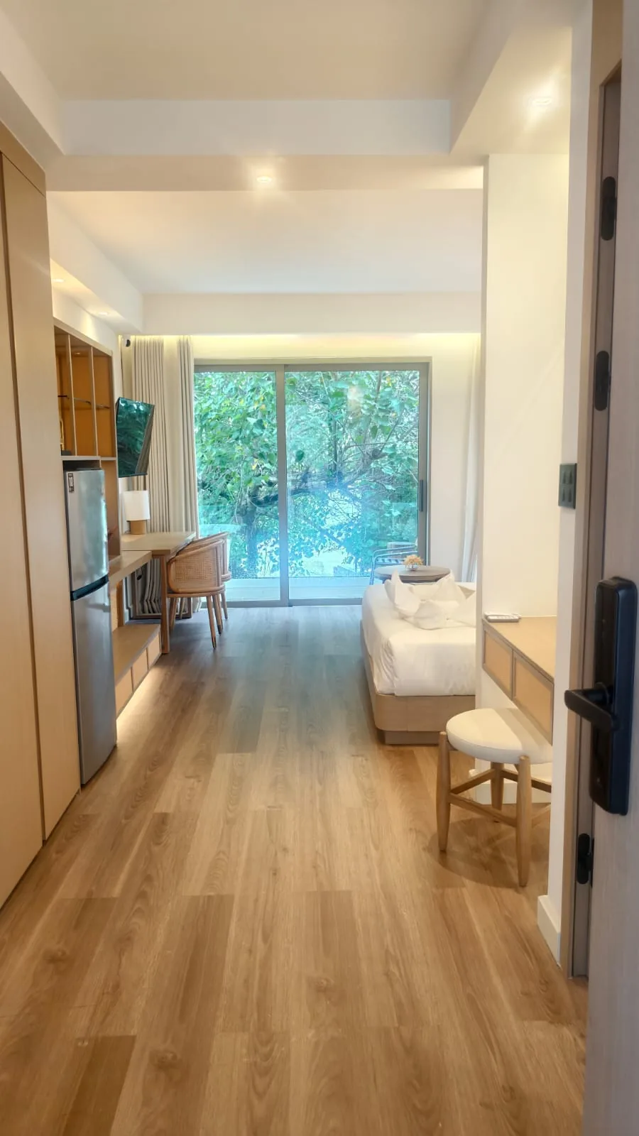 Finished studio at Anava Samui seen from the entrance door