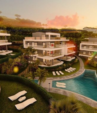 Agora-Apartments-and-Penthouses-For-Sale-Marbella-Night-View