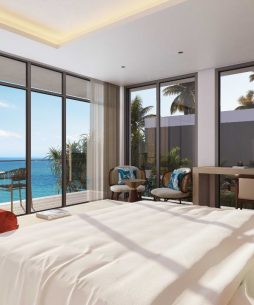 Bedroom with views on the sea
