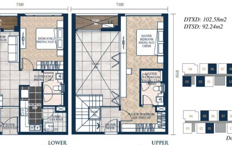 Ho-Chi-Minh-Duplex-Apartment-For-Sale-Layout