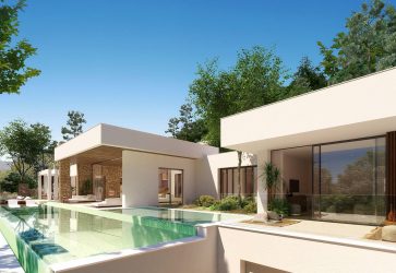 Ibiza Luxury Property For Sale Front View Type C