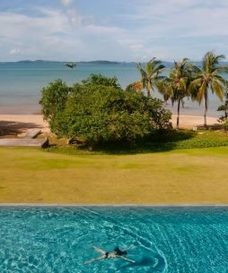 Private beach view