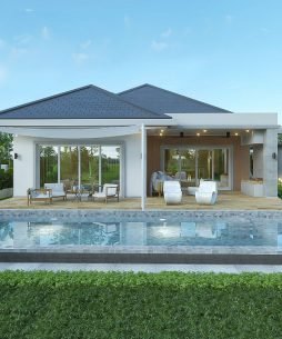 Villa Classic Exterior Pool View