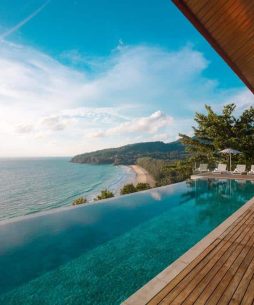 Exceptional villa Nai Thon Beach Phuket - Sea view from terrace and pool
